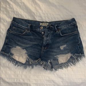 Free People Jean Short Size 27